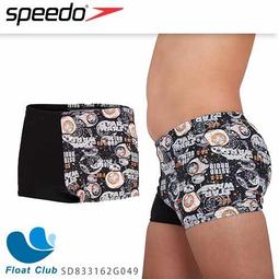 SPEEDO 男孩 運動四角泳褲 Tech Placement 海軍藍/橘紅 歷史價格詳細信息