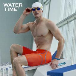 WaterTime泳褲男款五分及膝專業速乾防尷尬大尺碼溫泉男士遊泳泳衣好康】 歷史價格詳細信息