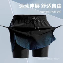 防走光假兩件專業訓練跑步短褲女夏季寬松透氣薄款健身運動瑜伽褲-果奇繽果超夯 正品 活動 優惠 歷史價格詳細信息