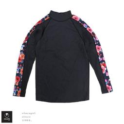 長袖泳裝❤↜莎莎小舖  長袖碎花拉鍊修身泳裝比基尼泳衣  防曬長袖連身比基尼溫泉泳裝#S18001泳衣泳裝 歷史價格詳細信息