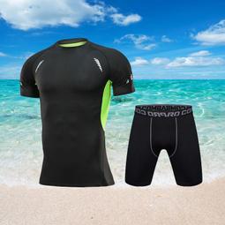 泳衣男士成人防曬上衣防尷尬大尺碼泳褲套裝泡溫泉男生裝遊泳衣 歷史價格詳細信息