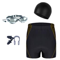 台灣現貨【2023夏季】羽克泳褲男平口大尺碼溫泉泳衣男士泳裝泳鏡泳帽泳衣套裝游泳裝備 ZNPD 歷史價格詳細信息