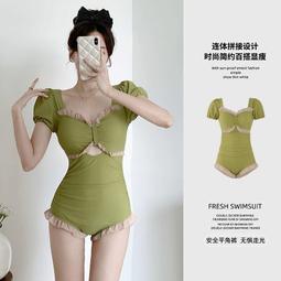 連體泳衣女 新款女款純欲風性感連體遮肚顯瘦夏三亞海邊拍照高級感 歷史價格詳細信息