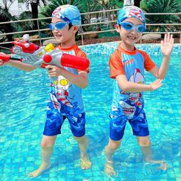 奧特曼泳衣分體2023泳裝夏男童男寶寶中大童幼小童兒童男孩遊泳衣 歷史價格詳細信息