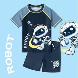 泳裝 新款泳衣 男童中大童泳衣兒童青少年游泳泳褲專業分體防曬速干學生加肥加大 歷史價格詳細信息