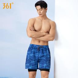 361泳褲男士遊泳褲男款五分褲寬鬆速乾防尷尬雙層泡溫泉專業泳裝 歷史價格詳細信息