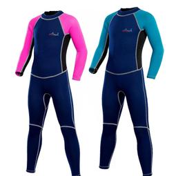 兒童潛水服遊泳衣男女童兩件式長褲長袖防曬三件套泳衣保暖溫泉泳裝 歷史價格詳細信息
