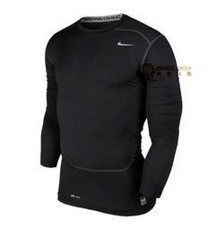 NIKE PRO COMBAT長袖練習衣(緊身).Dri-FIT布料可保持乾爽舒適 449794-702 螢光黃色 歷史價格詳細信息