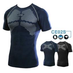 《衣匠》☆????????台灣製 X戰警 抗UV 吸濕排汗 男短袖緊身衣 運動緊身衣 運動服 ﹝CE02S﹞ 歷史價格詳細信息