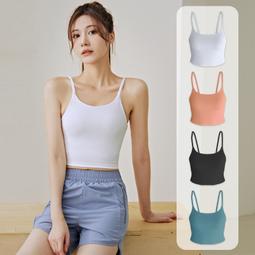 瑜伽服背心式文胸女帶胸墊美背性感短款速乾聚攏防震定型運動內衣 歷史價格詳細信息