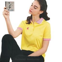 【KAWASAKI】女版運動休閒吸濕排汗短POLO衫(深藍#KW2256A1)【avalok】 歷史價格詳細信息