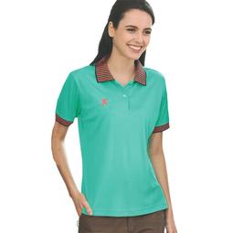 【KAWASAKI】女版運動休閒吸濕排汗短POLO衫(深藍#KW2256A1)【avalok】 歷史價格詳細信息