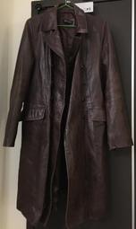 Leather 咖啡色硬殼皮質後背小包,高度:25cm,寬度:18.5cm,少用極新,出清大降價. 歷史價格詳細信息