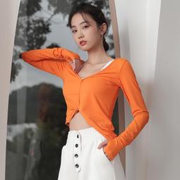 瑜伽服女長袖T卹春秋季2023新款健身專業普拉提訓練速幹運動上衣 歷史價格詳細信息