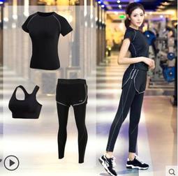秋冬新款運動套裝女顯瘦瑜伽服五件套專業晨跑步速乾衣大尺碼健身服 歷史價格詳細信息