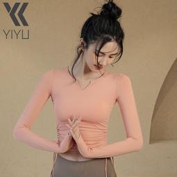 台灣現貨運動上衣女 長袖秋鼕加絨晨跑運動服健身T恤 打底衫 瑜珈上衣 速幹專業跑步訓練瑜伽服套裝 歷史價格詳細信息