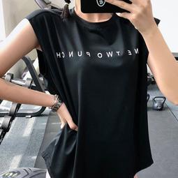 跑步上衣女夏季短袖寬鬆大碼白色胖mm晨跑套裝瑜伽健身服運動t恤 歷史價格詳細信息