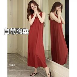 台灣現貨帶胸墊長袖睡衣女士秋季圓領免穿文胸甜美家居服套裝可外穿 歷史價格詳細信息