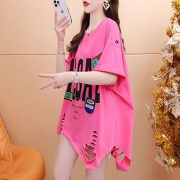 台灣現貨【諾諾】不規則短袖T恤女夏季2023新款韓版寬鬆洋氣設計感大尺碼短袖上衣潮 歷史價格詳細信息