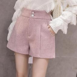 台灣現貨毛呢短褲 秋冬短褲 毛呢褲 高腰毛呢短褲 冬天短褲女 法式氣質高級感咖色毛呢西裝短褲女冬高腰設計感外穿黑色闊腿靴 歷史價格詳細信息