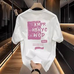 青少年美式高街痞帥潮牌短袖T恤男夏季國潮嘻哈寬鬆大尺碼五分袖男t恤短袖男夏天衣服衣服短袖男t恤男【滿299元發貨】 歷史價格詳細信息