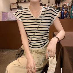 v領冰絲針織衫女秋季新款時尚洋派減齡薄款長袖防曬休閒上衣 歷史價格詳細信息