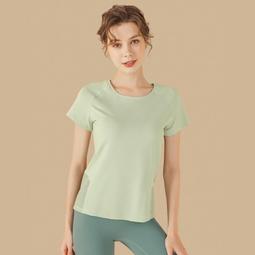 瑜伽服短袖網紗運動T恤女速乾衣夏透氣寬鬆運動罩衫健身上衣 歷史價格詳細信息