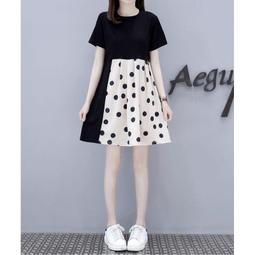 台灣現貨特大尺碼300斤領口撞色條紋短袖T恤女夏裝寬鬆百搭胖妹妹圓領上衣bf  露天市集  全台最大的網路購物市集 歷史價格詳細信息