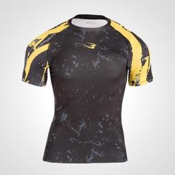 日本 BODYMAKER 時尚 拼接 迷彩風格 馬拉松 運動 涼感 吸排速乾 緊身 短袖 帥氣立領 T恤 上衣~PUMA 歷史價格詳細信息