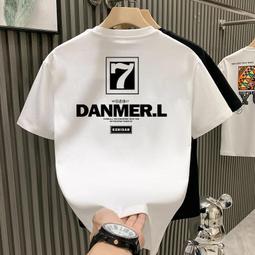 青少年短袖T恤男女2024夏季潮流男裝純棉寬松卡通印花學生上衣服 歷史價格詳細信息