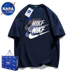 台灣現貨韓版潮流 上衣 短袖 NASA聯名 潮牌 短袖 T恤男 夏季 2024新款 ins港風 寬鬆 美式 夏裝 情侶 歷史價格詳細信息