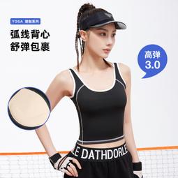 熱賣蜜桃斜肩拼色瑜伽短袖健身裸感帶胸墊運動速乾上衣 女 歷史價格詳細信息
