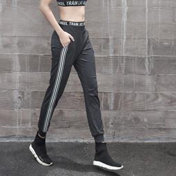 瑜伽褲 顯瘦運動褲女束腳跑步健身春秋季高腰瑜伽長褲百搭 歷史價格詳細信息