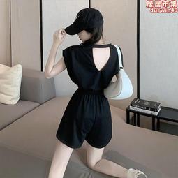 休閒運動套裝咪印花長袖連帽運動衫女秋冬季寬鬆闊腿褲衛褲兩件套 歷史價格詳細信息