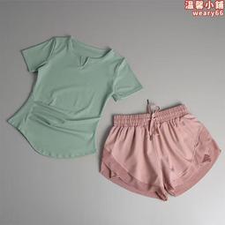 時尚跑步瑜伽服運動服速幹運動套裝健身房健身晨跑夏季女寬鬆 歷史價格詳細信息