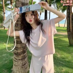 高級感休閒運動套裝女秋冬簡約時尚氣質顯瘦連帽運動衫闊腿褲兩件套 歷史價格詳細信息