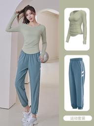 ~EN05873~新款女速乾跑步健身緊身假兩件運動上衣套裝帶胸墊長袖瑜伽服運動服裝運動服飾休閒服裝 歷史價格詳細信息