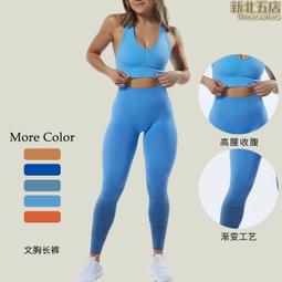 漸變瑜伽褲運動套裝女秋冬2023新款網專業瑜伽服高腰收腹健身長褲 歷史價格詳細信息