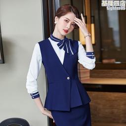 秋裝職業裝女套裝空姐職業裝女工作裝空姐制服美容師美容院工作服 時尚女裝 歷史價格詳細信息