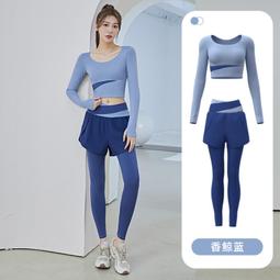 ６９９免運丶拼色短袖瑜伽服套裝女裸感春夏露臍短款上衣提臀跑步運動健身服運動服裝運動服飾休閒服裝丶LA05044 歷史價格詳細信息