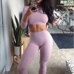 速幹無縫瑜伽服健身套裝女緊身瑜伽運動上衣提臀腰瑜伽褲 歷史價格詳細信息