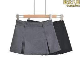 短裙女 jk復古紅色格子a字裙 學生百搭半身裙 高腰顯瘦a字半身裙 秋冬 甜辣裙子 短裙女-伽美服飾 歷史價格詳細信息