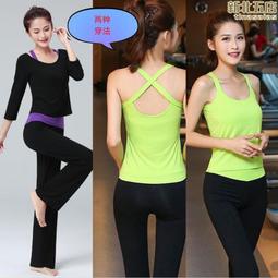 大碼瑜伽服套裝女2024新款夏季專業速幹晨跑步運動健身女套裝上衣 歷史價格詳細信息