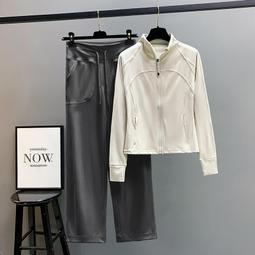 lulu瑜伽服套裝女2023新款運動緊身專業普拉提訓練上衣跑步健身服 歷史價格詳細信息