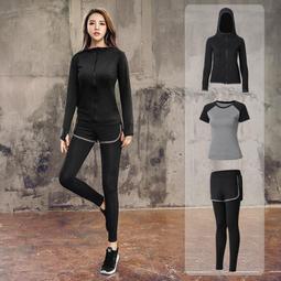 運動套裝女夏裝薄款2023新款瑜伽服速干健身套裝女戶外跑步套裝女 歷史價格詳細信息