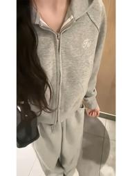 衛衣運動套裝女秋冬休閒寬鬆顯瘦時尚學生洋派韓版潮流連帽跑步服 歷史價格詳細信息