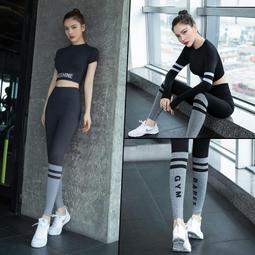 瑜伽服女2023夏季新款跑步訓練專業速幹運動健身服高級感短袖上衣 歷史價格詳細信息