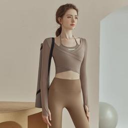 LULU瑜伽服套裝夏季薄款短袖高檔仙氣運動套裝跑步速干健身服女 歷史價格詳細信息