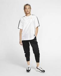 Nike Sportswear 女子 白色 休閒 運動 短袖 T恤 AT0567-121 歷史價格詳細信息