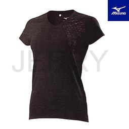 【MIZUNO 美津濃】女路跑短袖T恤 J2TAB20109（黑） 歷史價格詳細信息